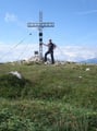 Natürlich durfte auch das Alibi-Foto am Gipfelkreuz nicht fehlen.