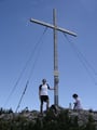 ... und schon waren wir beim Gipfelkreuz angekommen.