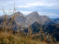 Einfach zum genießen! Hinter den Grashalmen war das Kaiserschild und der Hochkogel unscharf zu erkennen.