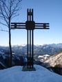 Dieses kleine Kreuz ziehrt den "Gipfel" der Ennser Hütte.