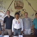 zu Besuch bei der sehr kämpferischen Kichwa Kooperative Sacha Kuri in Rukullakta