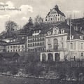 Schwabenhaus Tübingen, hist. Postkarte ca. 1905