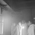 Mahatma Gandhi and associates observing a room, c. November 1946.