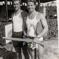 Herbert Schreiner / Fritz Rittsteiger Forelle Steyr - 1950 Sieger einer internationalen Regatta in Kalsruhe