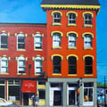 Fore St (Portland, ME) acrylic on wood, 16"x20"x1", 2011