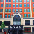 The State Theatre (Portland, Maine), acrylic on wood, 12"x15", 2013