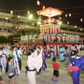 納涼盆踊り大会が浦安小学校で開催された