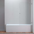MAMPARA DE BAÑO MODELO "POL". Frontal baño con 1 hoja pivotante 90º