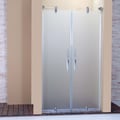 MAMPARA DE DUCHA MODELO "NOVALUX-2". Frontal de ducha con 2 hojas abatibles.