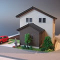 戸建住宅模型　 S:1/100