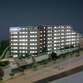 集合住宅模型（電飾）