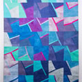 Catasto confuso (2011) - 119cm x 163cm - handgefärbte Stoffe, maschinengenäht und -gequiltet