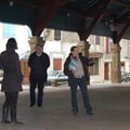 la halle à Chalabre, visite guidée