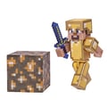 Minecraft Steve with Gold Armor Pack マインクラフト アクションフィギュア アレックス ゴールドアーマー Jazwares ジャズウェア