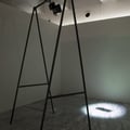 The Edge of Memory, 2012, metal, projector, motor
