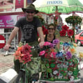 Decorated tricycles, Melaka, Malaysia