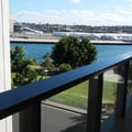electrostatic spray painting balustrades and railings for apartment in Sydney by Alpha Coatings