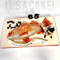 魚立体ケーキ【誕生日/イベント/オーダーメイドケーキ】
