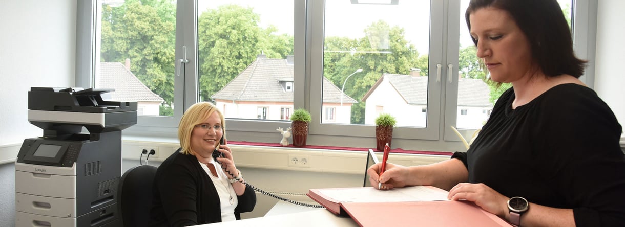 Susanne Imberg und Insa Becker