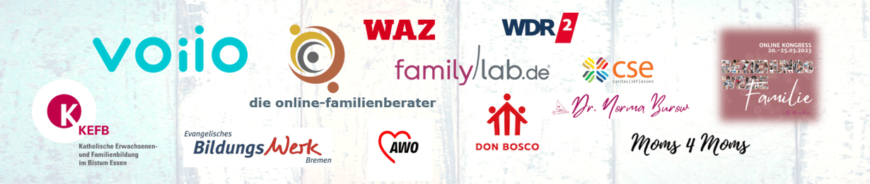 Imke ist bekannt aus: voiio, KEFB, evangelisches Bildungswerk Bremen, die online-familienberater, familylab, AWO, don Bosco-Magazin, caritas Familienberatung, online-kongress von Dr. Norma Burow & der moms4moms community