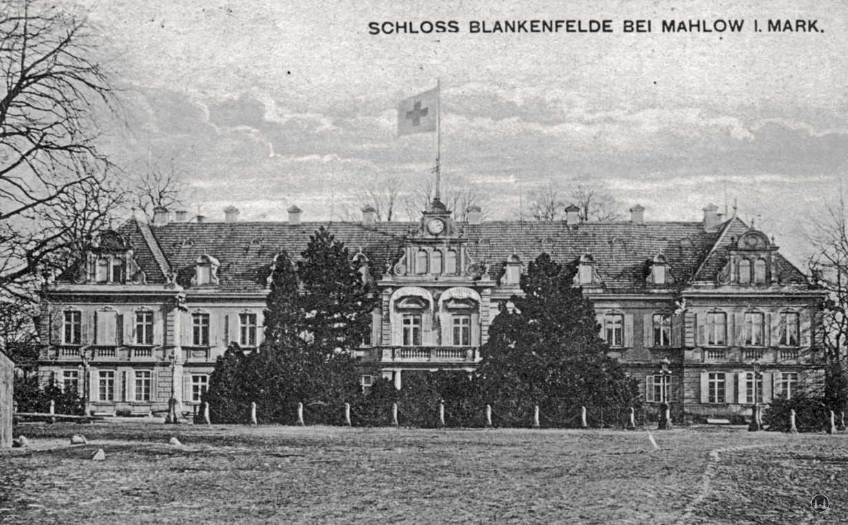 Das Schloß Blankenfelde.