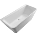 DELTA Acrylic 3 sided bath Back to Wall Free Standing Bath