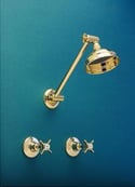 Heritage Adjustable Shower Set, WELS 3 star rating, 9L/min