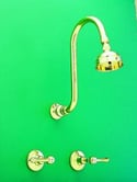 Roulette Lever Flamingo Shower Set, WELS 3 star rating, 9L/min