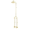 Federation Exposed Bath/Shower Set - Brass Gold, F9331BG, WELS 3 star rating, 9L/min