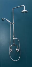 Roulette Alcove Set with Telephone Handshower & Hose, WELS 3 star rating, 9L/min