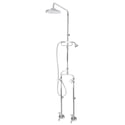 Federation Exposed Bath/Shower Set with Hand Held Shower - Chrome, F9338ch, , WELS 3 star rating, 9L/min