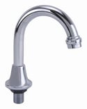 Basin Spout Swivel Curved Tube, WELS 4 star rating, 7.5L/min
