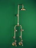 Heritage Tubular Bath Shower Set - Standard, WELS 3 star rating, 9L/min