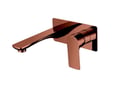 Sleek Wall Mixer with Outlet - Rose Gold