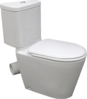Space Solution Closed Coupled Corner Skew Toilet Suite, WELS 4 star rating, 4.5/3L