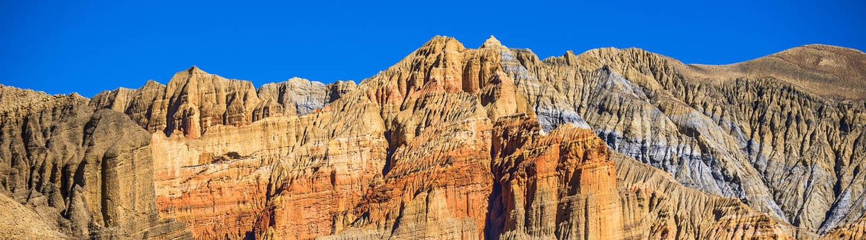 Trekking von Lo Manthang in Mustang über den Pass Teri La nach Nar