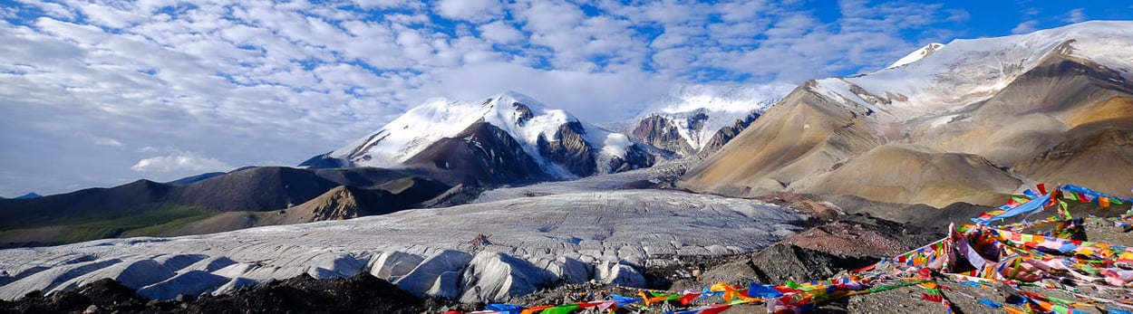 Trekking um den Amnye Machen in Amdo im Osten von Tibet