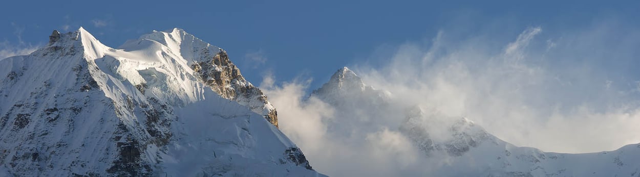Trekking in Sikkim - phantastische Aussicht vom Goechala auf den Kangchendzönga (Kangchenjunga)
