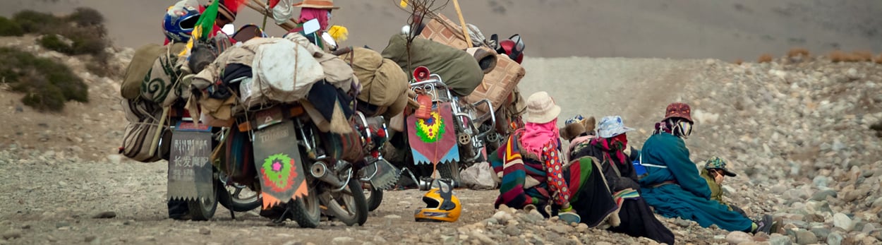 Reise-Situation in Tibet und China