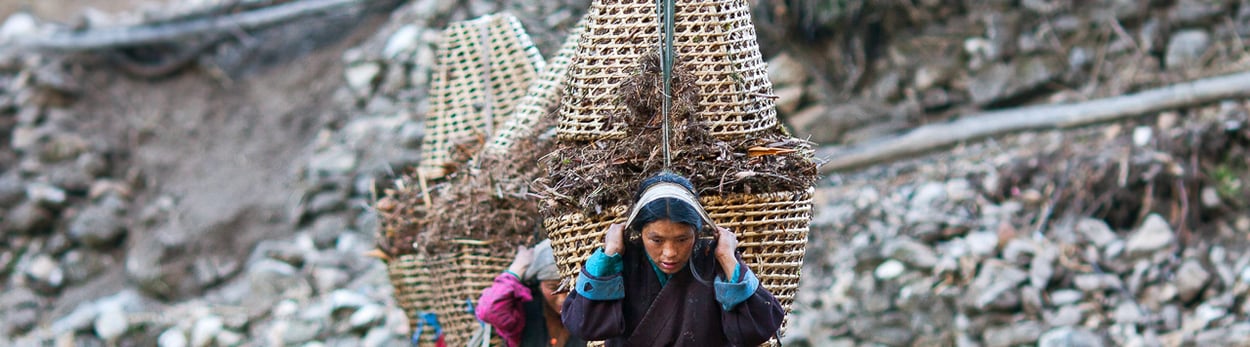 Himalaya Tours Reisetasche mit Rollen und Duffle fürs Trekking