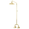 Federation Exposed Shower Set - Brass Gold, F9313BG, WELS 3 star rating, 9L/min