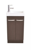 Ralph Wenge Slim Ensuite Vanity - 450x250mm