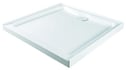 White Evo Shower Base - square