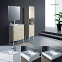 JAZZ vanity (available white/birch/ash grey, legs/kicks, ceramic top/stone top with basin) - 600mm 