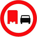 Запрет обгона грузовым польша
