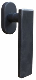 Maniglia DK ristrutturazione ferro forgiato ruggine nero opaco 
