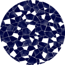 Pattern design Hiware indigo blue