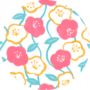 Pattern design Tsubaki