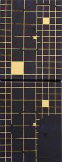 Golden Grid 7 mini me  kon   F0×2   140mm×360mm   Acrylic 2012