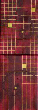 Golden Grid 9  mini    SM×2   158mm×454mm   Acrylic 2012